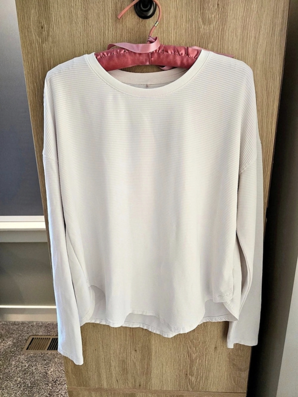 Calia Back in Action Long Sleeve Top in White